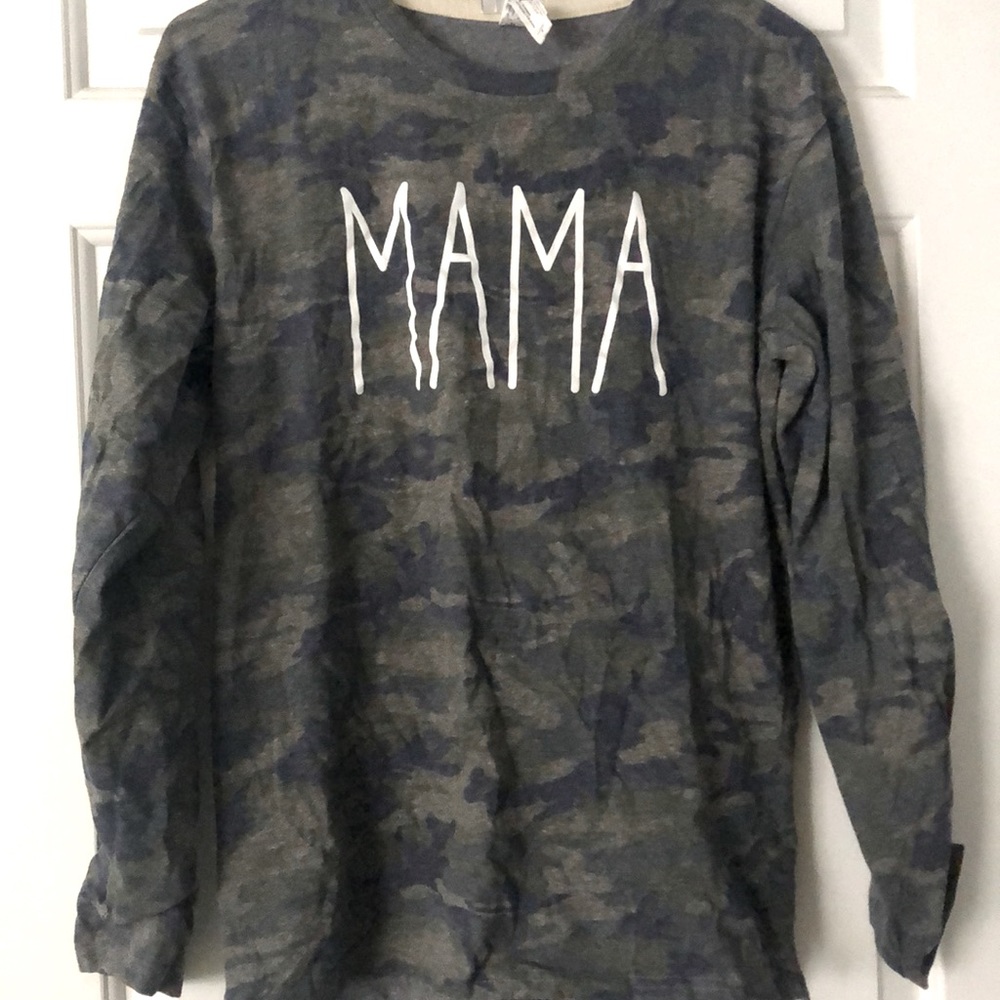 Never Worn Camo Mama Top
